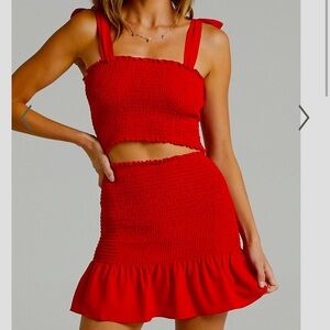 Showpo “Bright Spot” two piece set, American Size 0